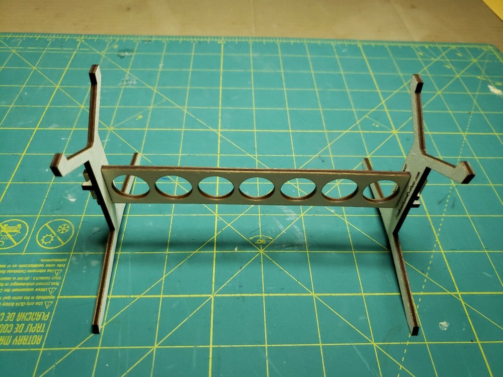 Rocket Cradle - Stand for display or working on your model rocket kits laser cut