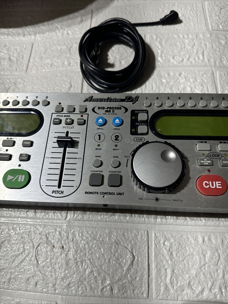 AMERICAN AUDIO DCD-PRO300 MKII DUAL CD PLAYER REMOTE CONTROL UNIT Not Tested