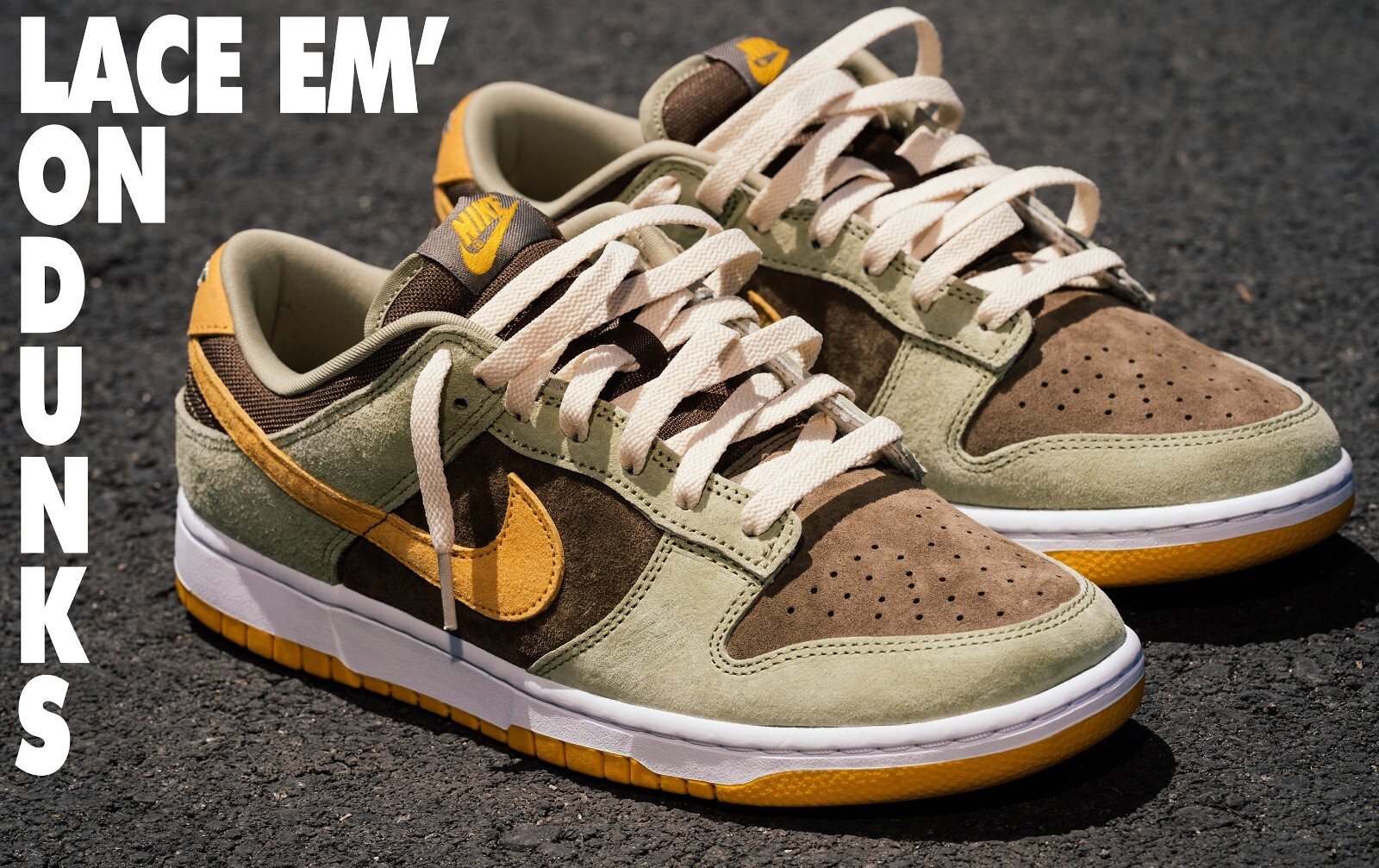 Premium Flat Cotton Shoe Laces Replacement for Air Jordan 1, 2,3 Air Force Dunk