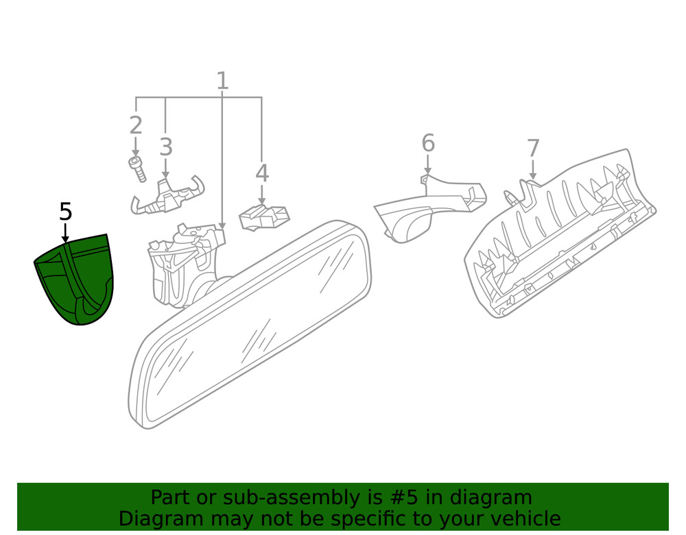 Genuine Volkswagen Front Cap 3G0-858-548-A-9B9