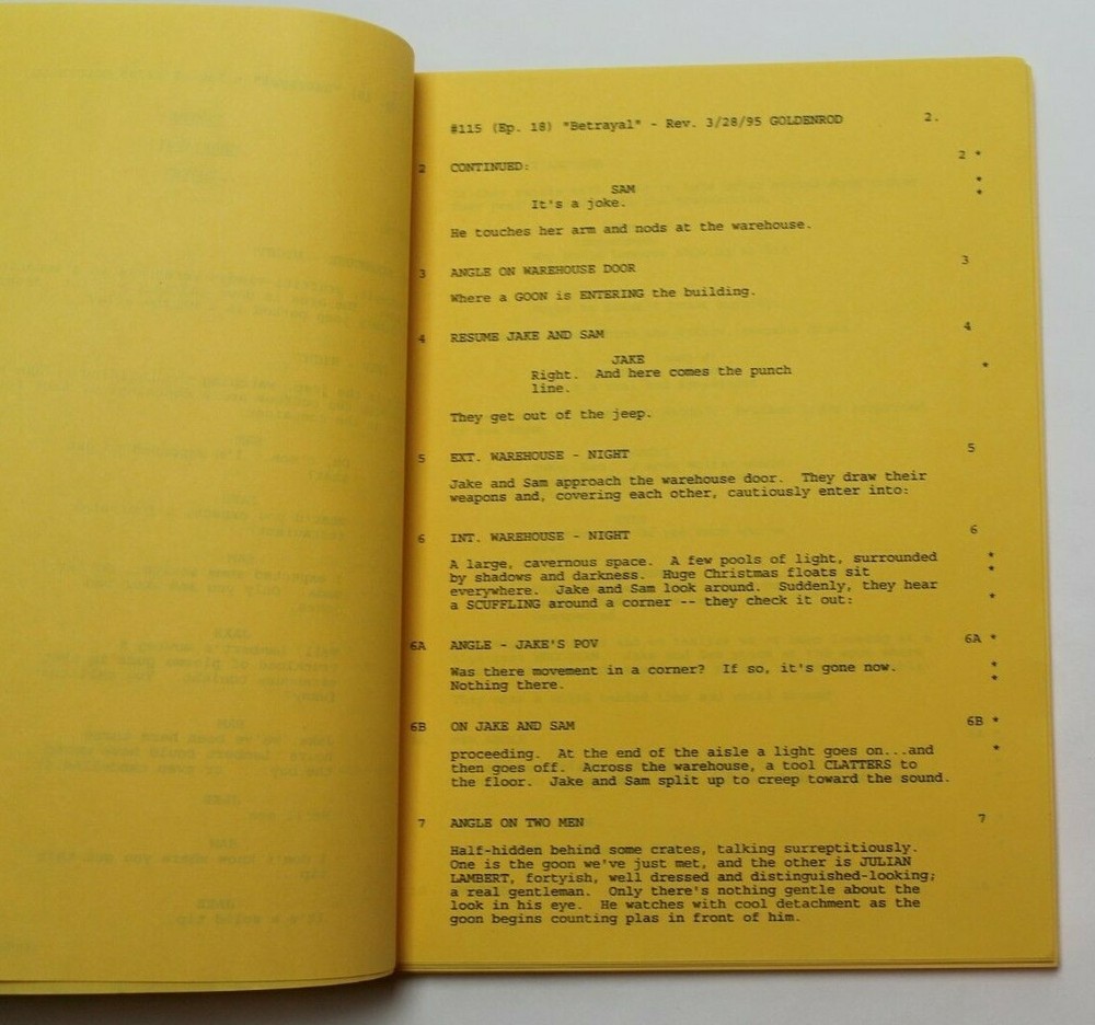 TEKWAR / Lisabeth Shatner, 1995 TV Show Script "Betrayal" William Shatner SCI FI