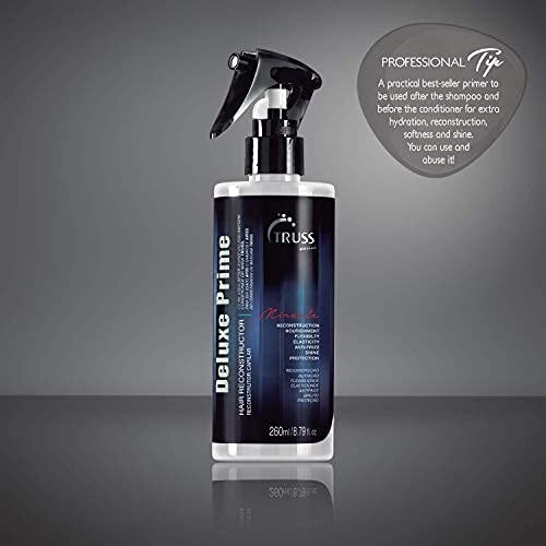 TRUSS Miracle Shampoo & Conditioner Set Bundle with Deluxe Prime & Miracle Mask