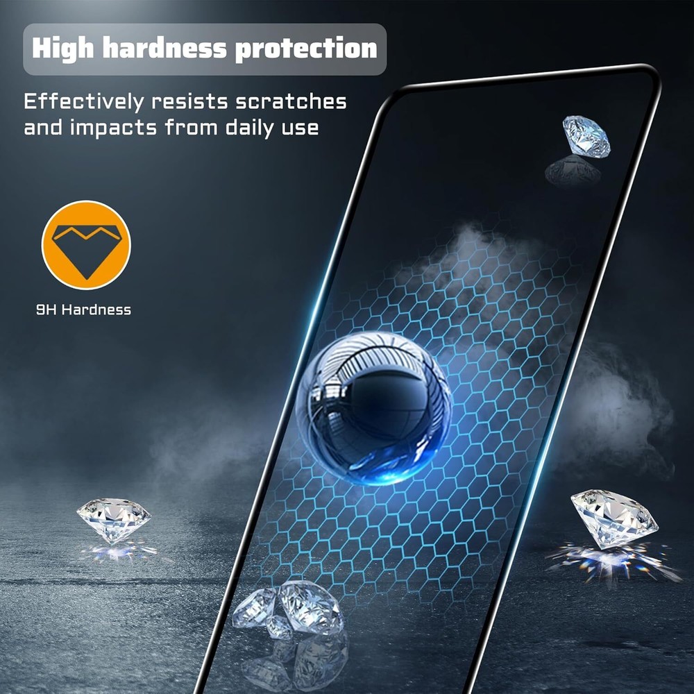 For Xiaomi POCO X7 Pro,2 Pack Screen Protector +1pack Camera Lens Protector Film