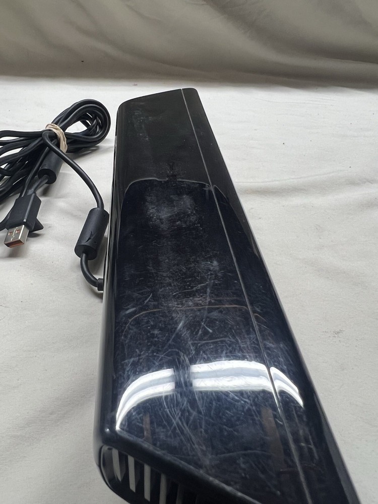 Official Microsoft Xbox 360 Black Kinect Sensor Bar Model 1414 Good Working Cond