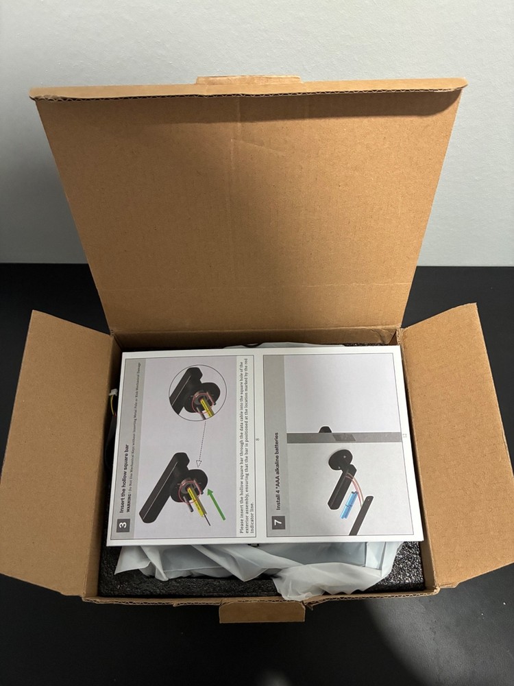 Black house smart lock