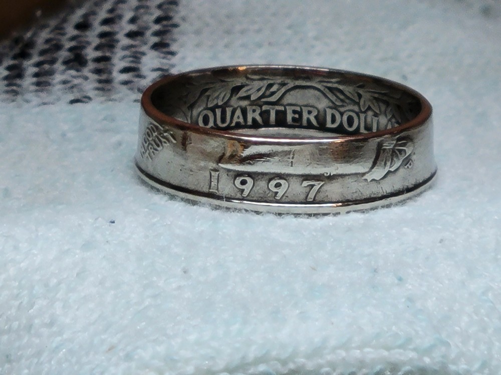 1997 - Size 11 Dated Quarter Coin Ring