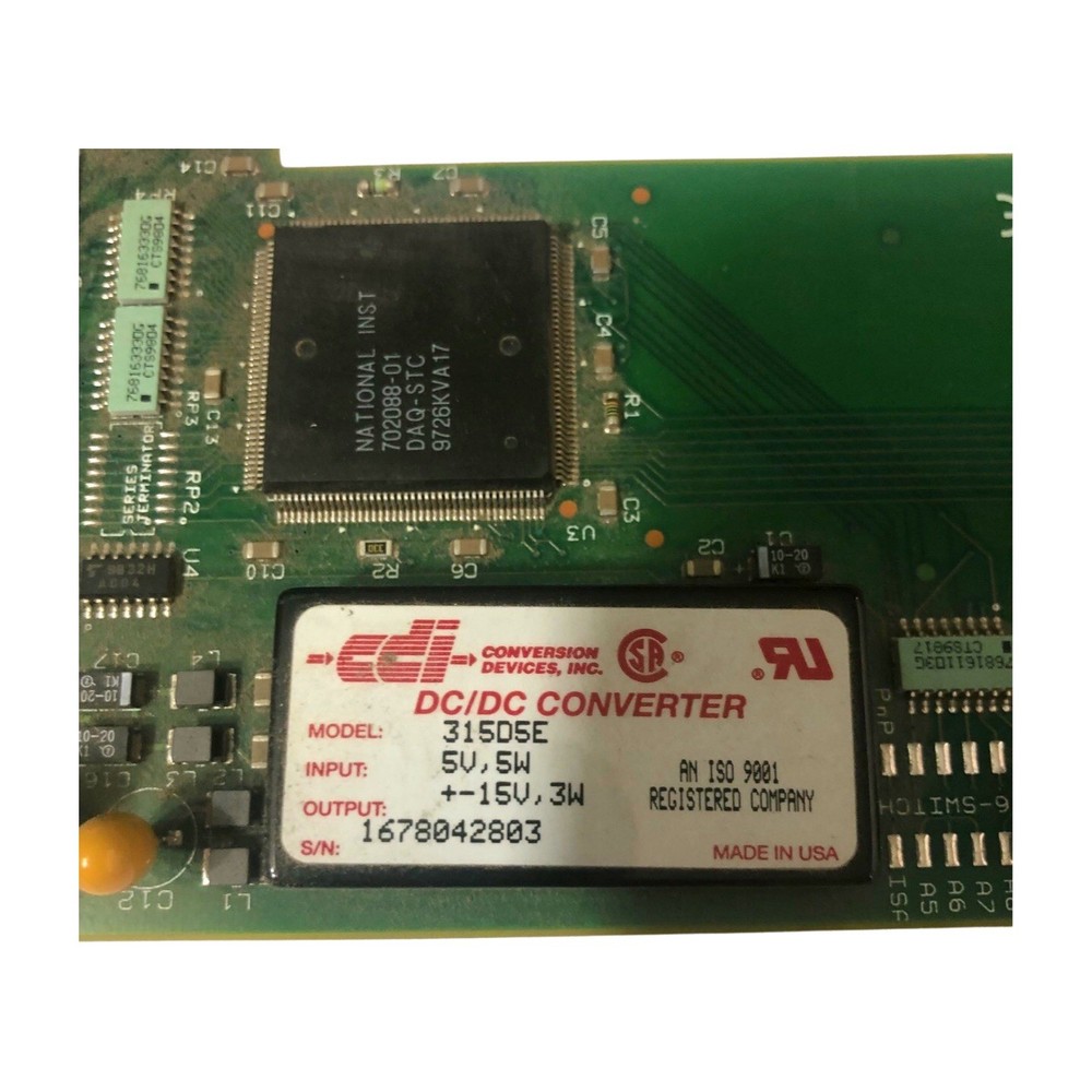 National Instruments AT-MIO-16XE-50 High Resolution Multi-Function I/O Board