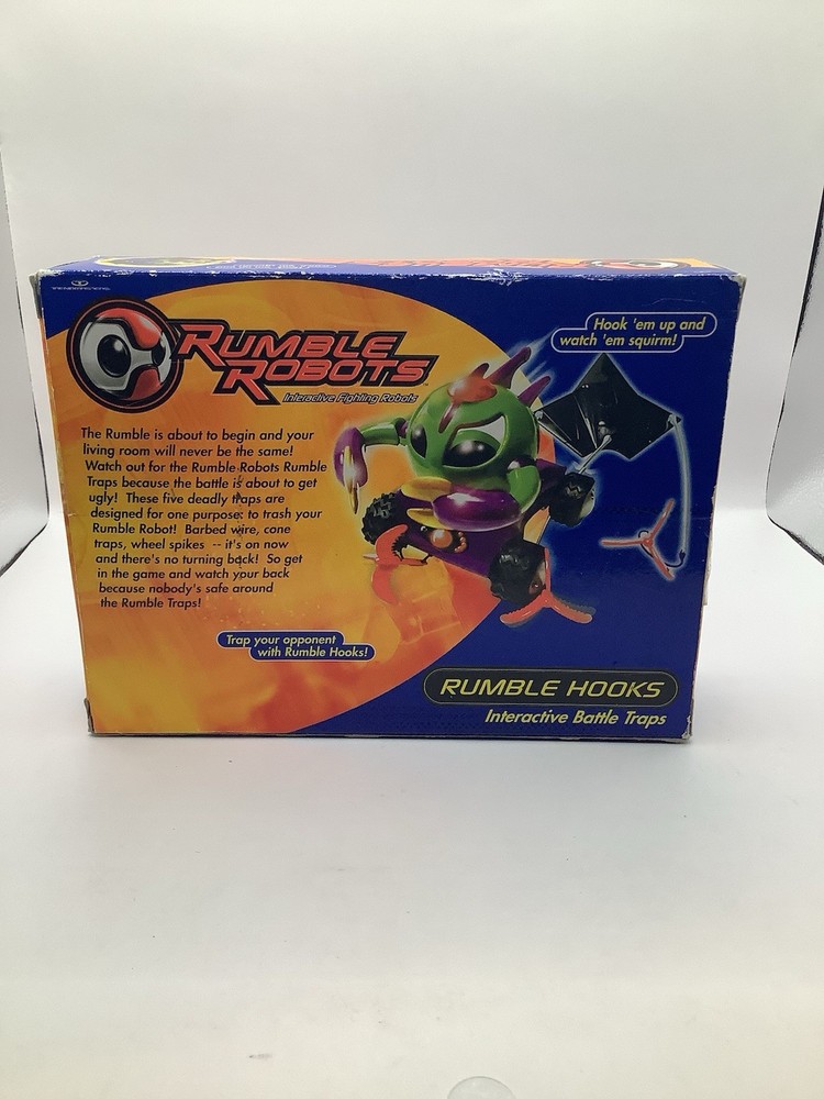 Rumble Robots 2 Rumble Hooks Interactive Battle Traps 2001 Trendmaster New
