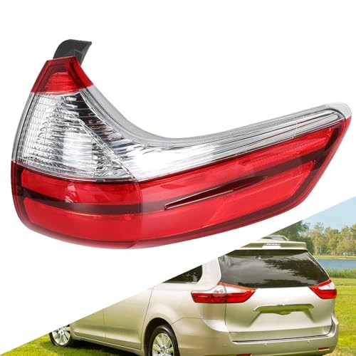 Tail Light Assembly Brake Lamp Outer Rear Right Side Replacement for Sienna