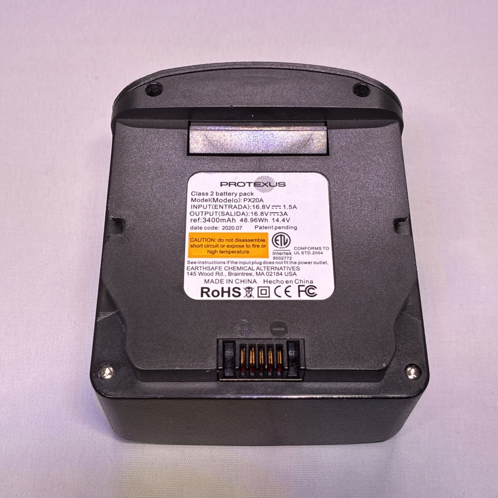 PROTEXUS PX20A 16.8V Battery For Electrostatic Spraying Systems OEM