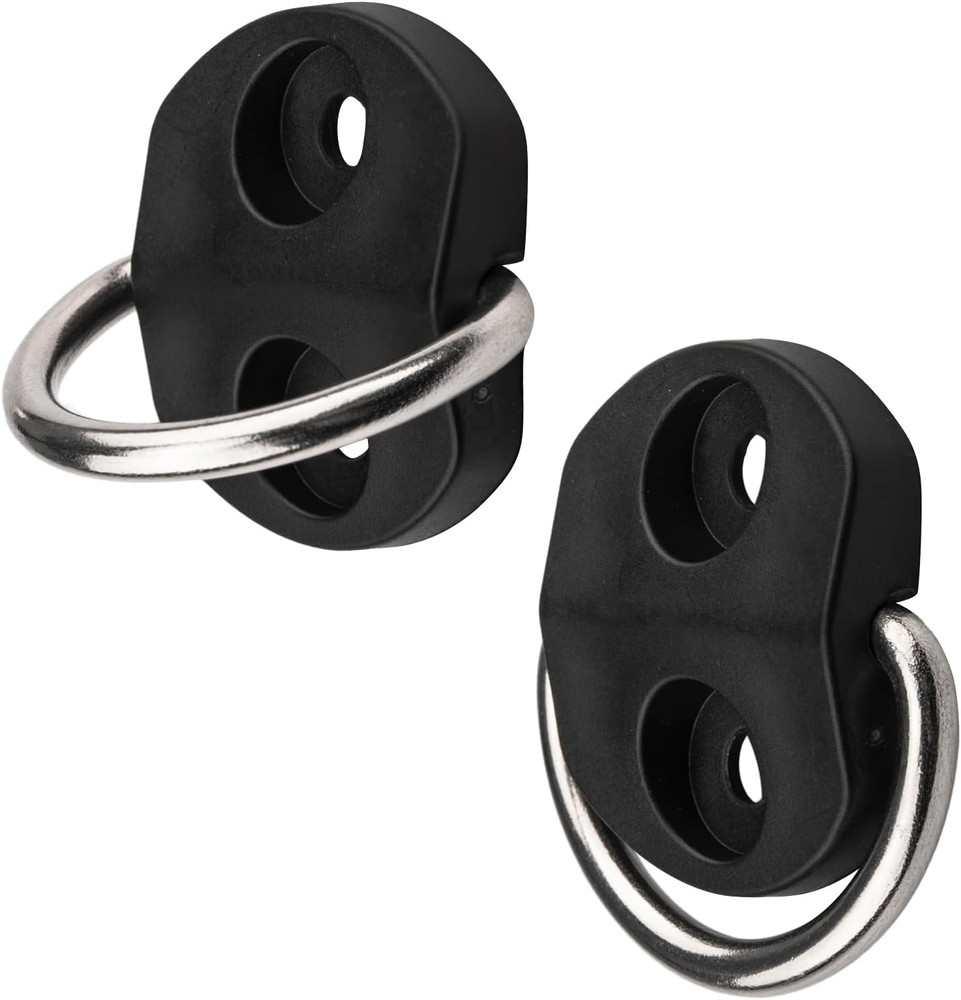 6 Pcs D-Ring Tie Downs Small D-Rings Anchor Lashing Ring Cargo Net Tie down Hook