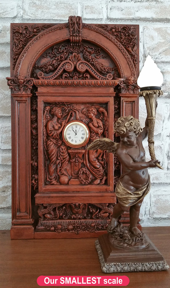 rms TITANIC Clock-White Star Line- with architectural surround