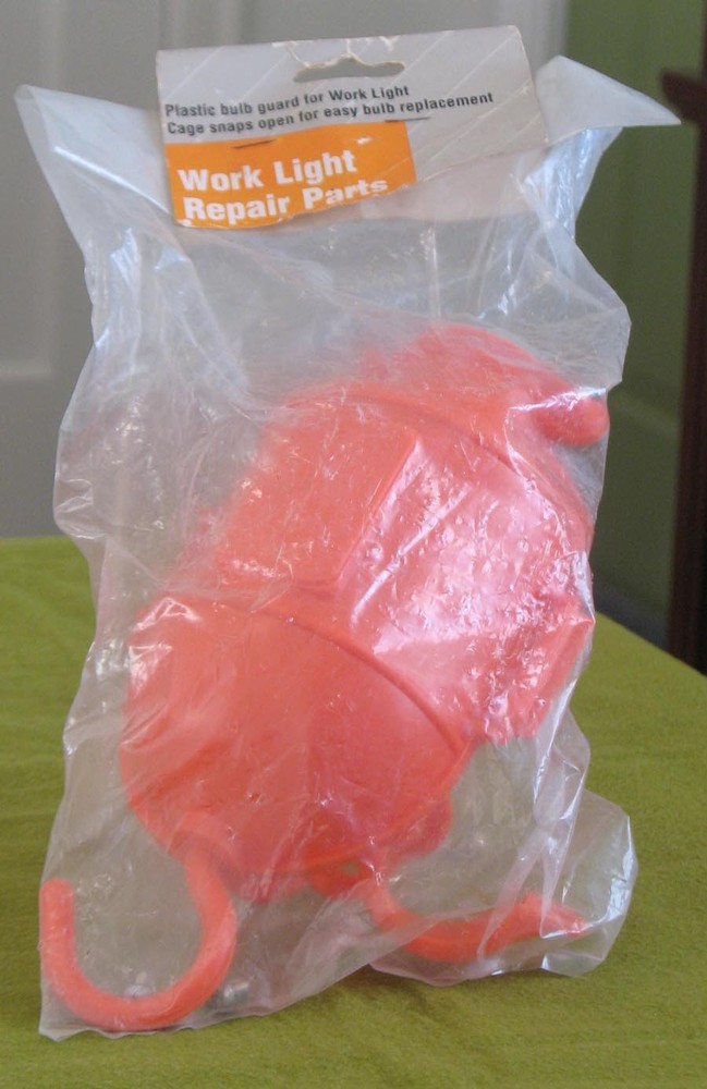 Work Light Replacement Plastic Bulb Guard for Work Light in Package NOS