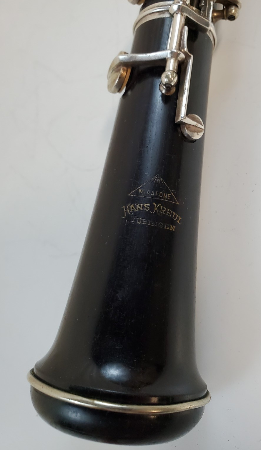 MIRAFONE "HANS KREUL" TUBINGEN PRO FULL CONSERVATORY WOOD OBOE 3RD OCTAVE KEY