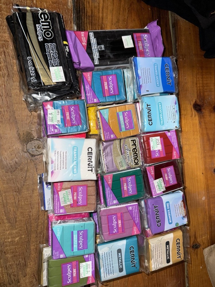 Polymer Clay Assortment  Lot