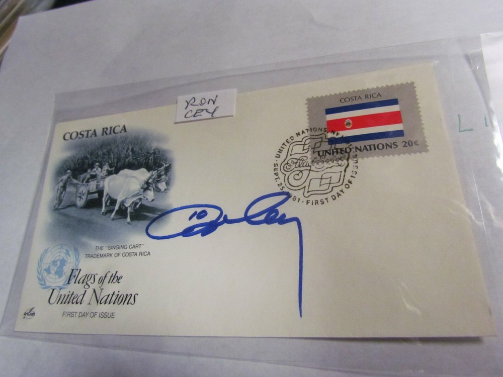 Ron Cey Signed Autographed First Day Cover Envelope