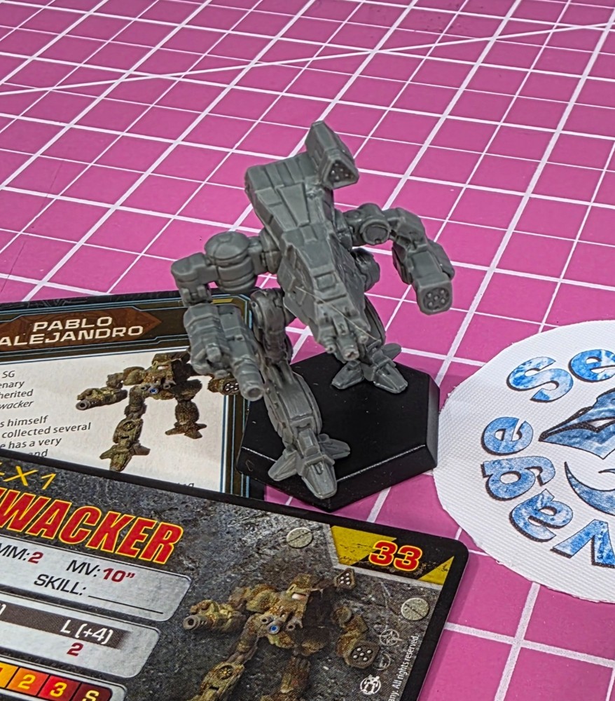 BattleTech Bushwacker Mech -- Inner Sphere Heavy Battle Lance + Cards