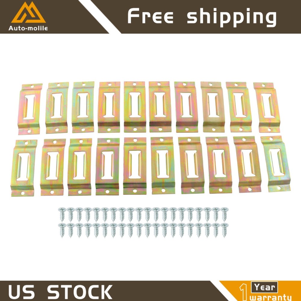 E Track Tie Down Heavy Loads Single Slots 20 Pack For Trailers Trucks Enclosed