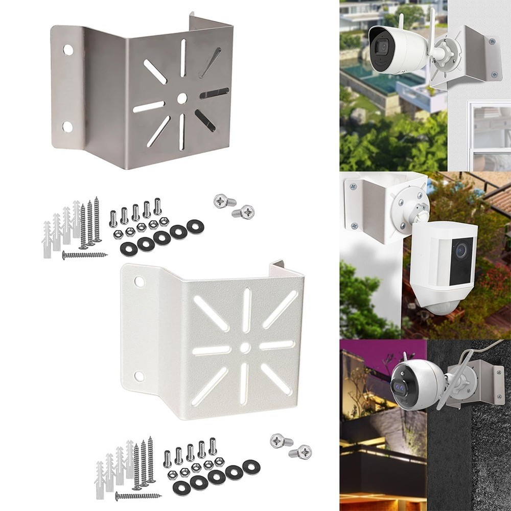 Corner Wall Mount Bracket for Security Camera Sturdy Metal Construction