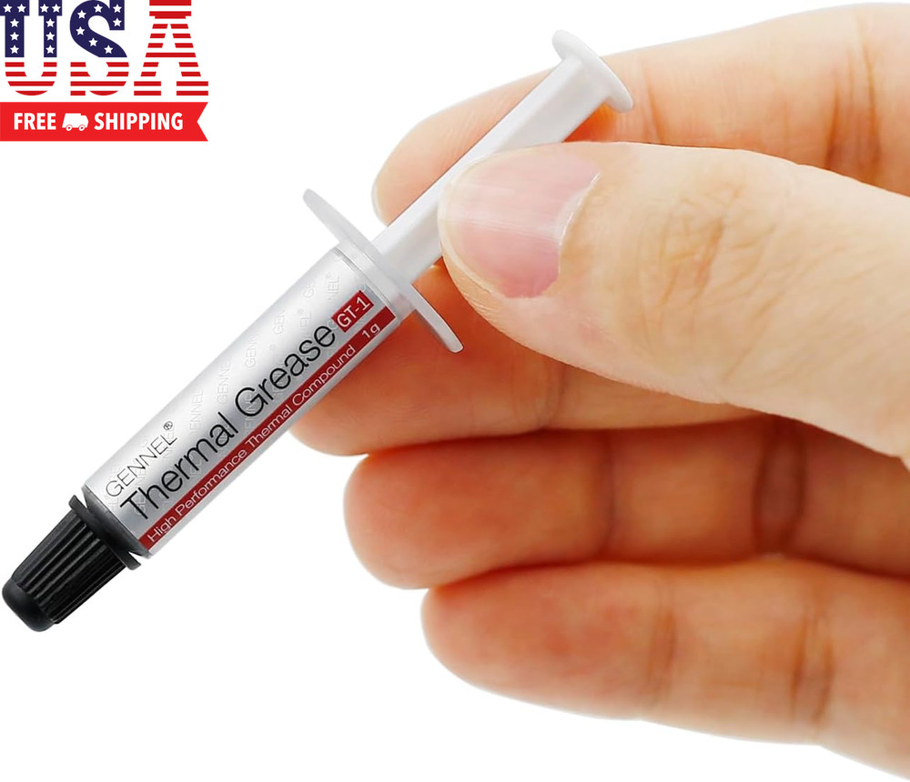2-Pack GT-1 Silver CPU Thermal Paste (1G*2), High Performance Thermal Compound P