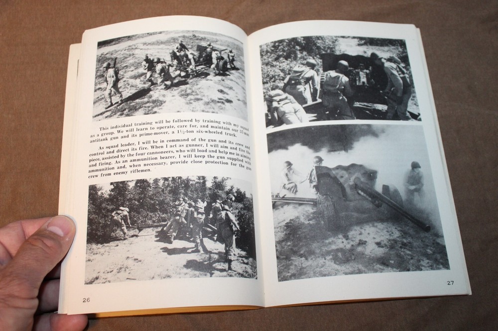 Original WW2 U.S. Army "IRTC" Infantry Training "I am a Doughboy" Booklet