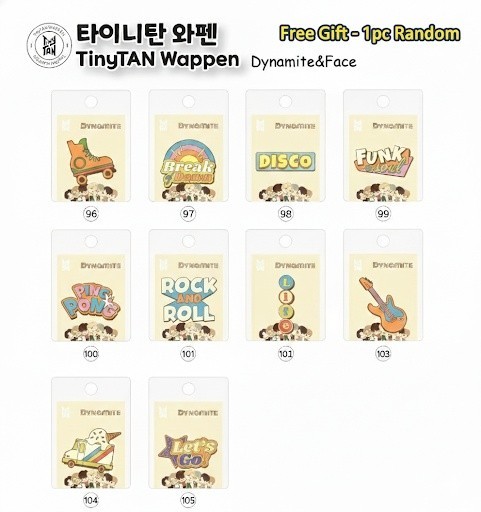 BTS 7 members all in one set. DIY Puff Embroidered Patch (K Pop Wappen).