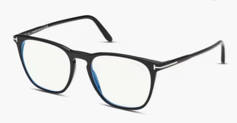 LENSES ONLY!! Tom Ford TF5937-B FT5937-B. Clear With Blue-Light Filter.
