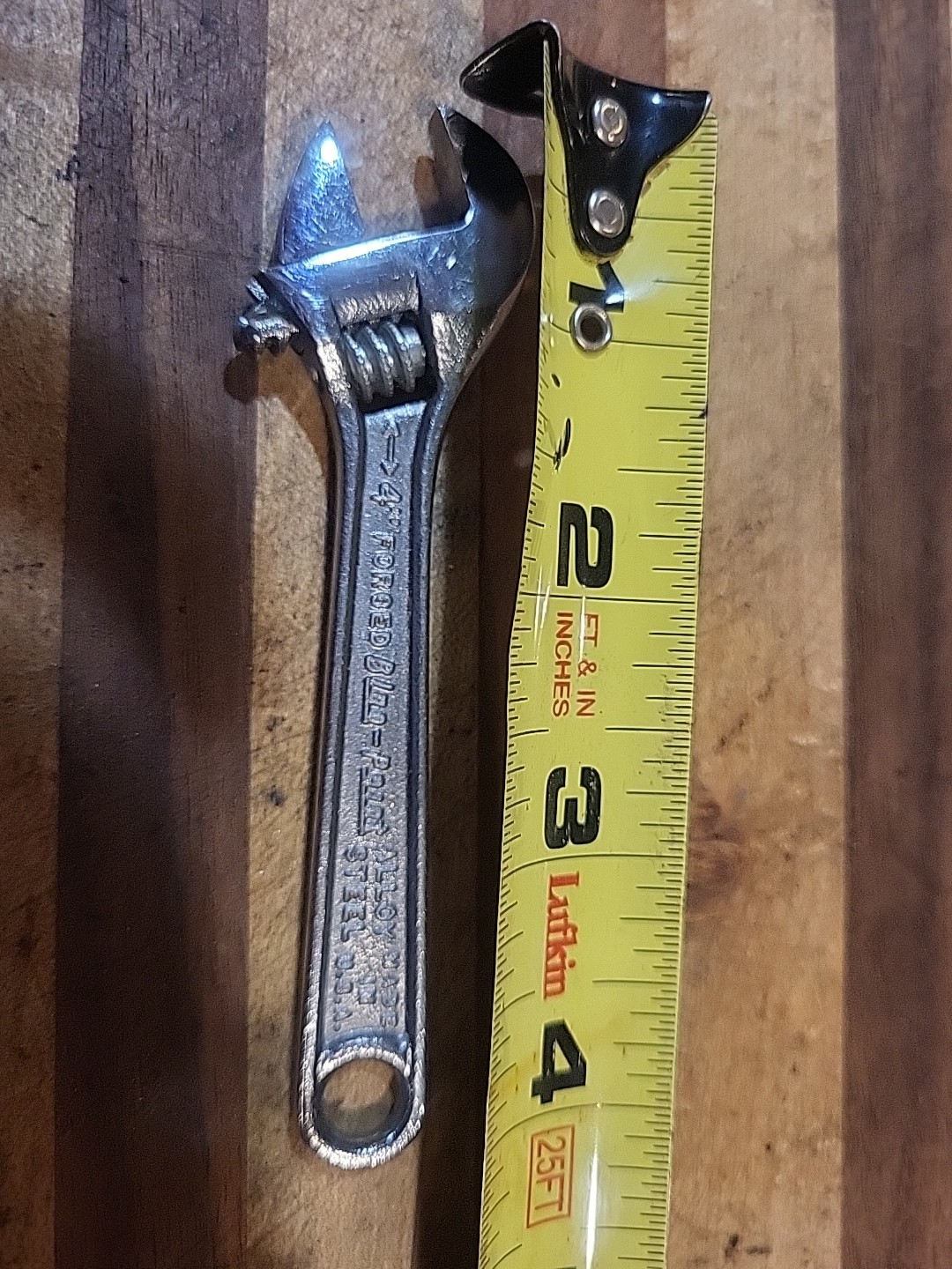 Snap-on Blue Point 4" Adjustable Wrench Forged Steel #130 🇺🇸 EUC🔥