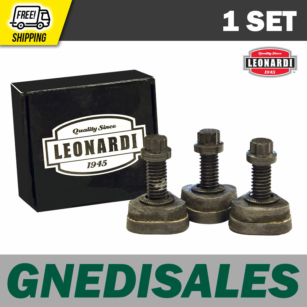 Leonardi Tooth Set, Black - Standard teeth (3 Teeth in Set)