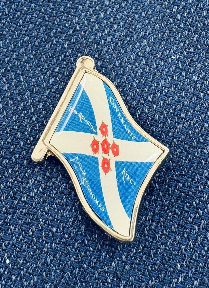 Scottish Covenenter Flag Enamel Lapel Pin