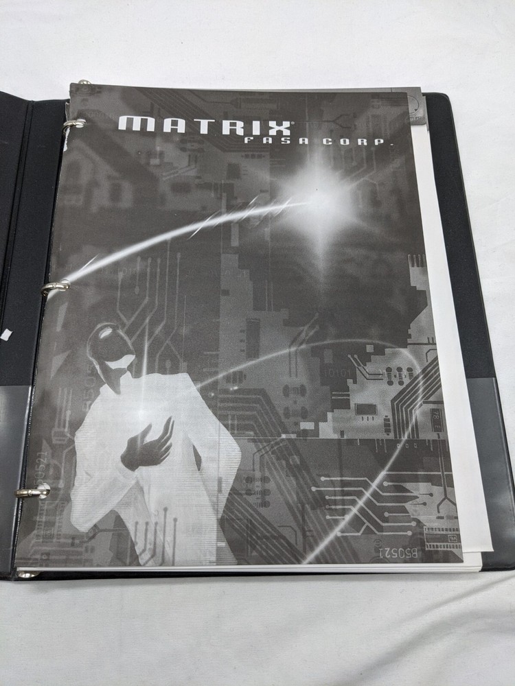 Shadowrun Matrix Fasa Corporation Binder RPG Sourcebook