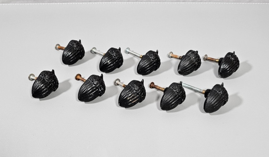 Anne at Home Heavy Metal Acorn Drawer Pull Knobs 10 Knobs