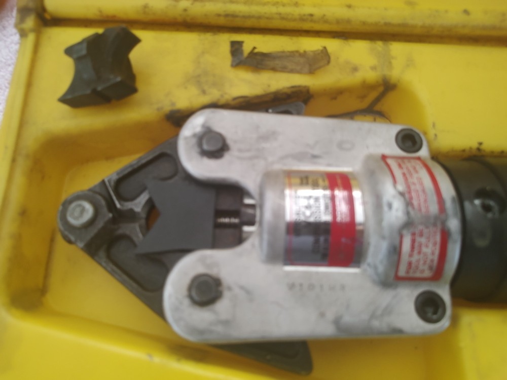 Square D VC6-L Hydraulic Compression Tool, Lug Crimping Tool
