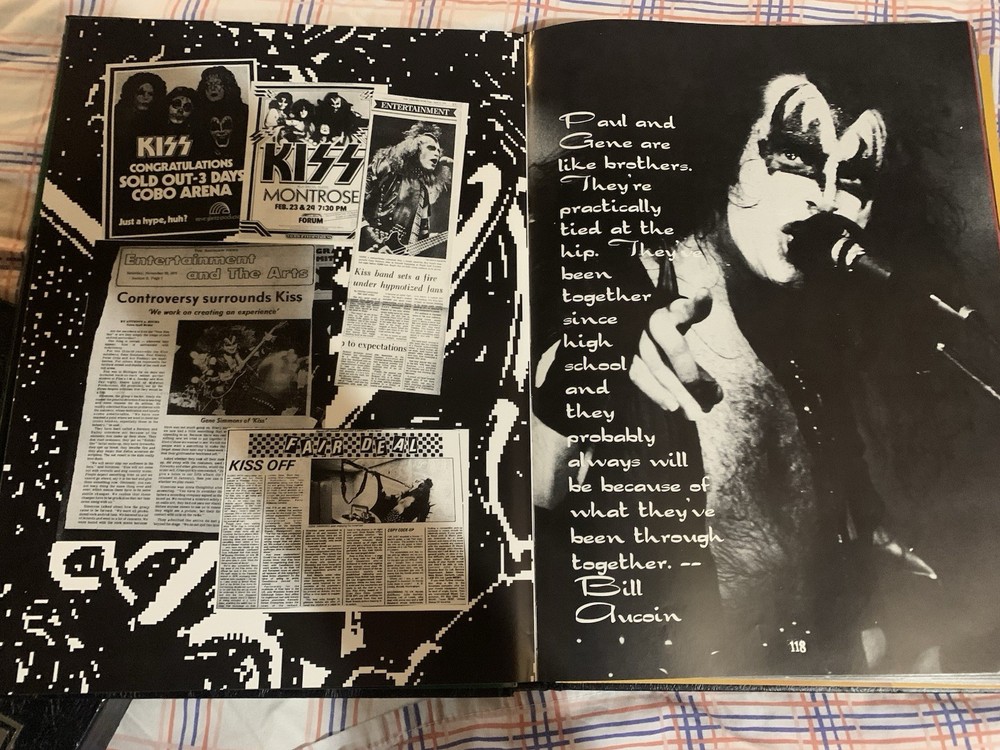 KISSTORY AMAZING+HUGE HARDCOVER BOOK INCREDIBLE PICTURES+ARTICLES KISS
