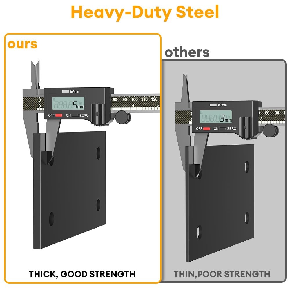 Wall Mount Pull Up Bar, Joist Mount Pull Up Bar, Beam and Rafter Mounted Chin...