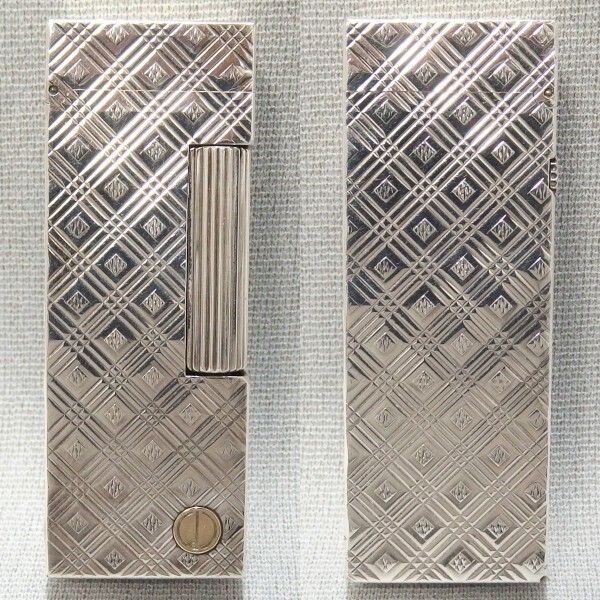 Dunhill Rollagas lighter Silver with box