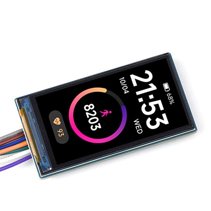 1.9 IPS 170X 320 Pixel SPI Interface 262K 9840 Color LCD Display Module-