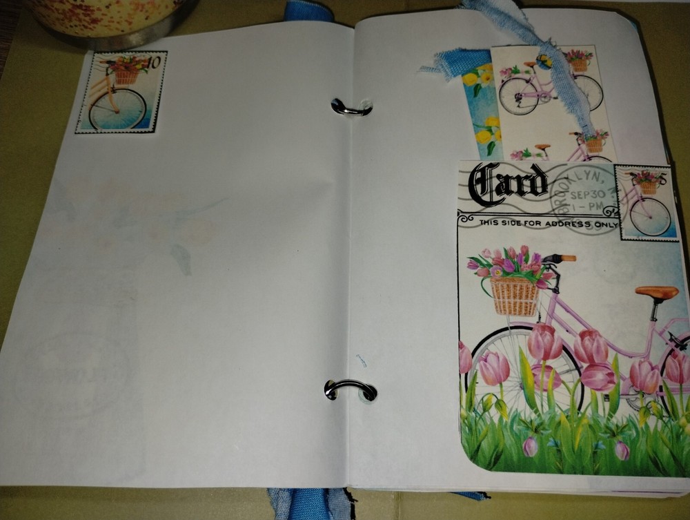 Mini Garden Spring Junk Journal Scrapbook USA