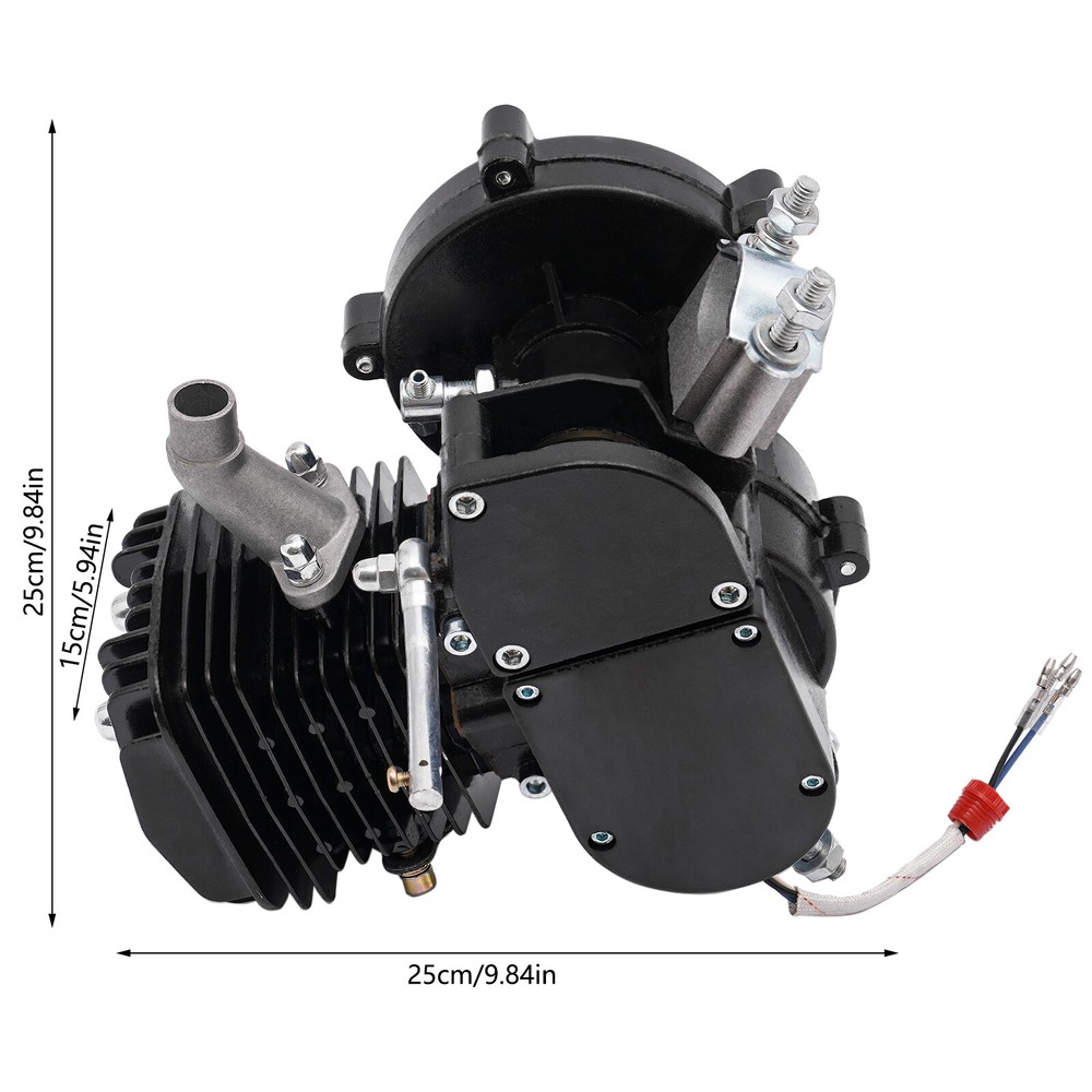 2 Stroke 80CC Bicycle Engine , Gas Motor Engine with CDI Ignition System,