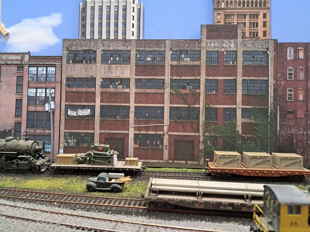 TRACKSIDEFLATS #202 N scale ABANDONDED BUILDING #2