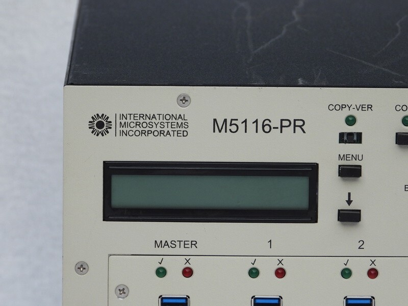 NOS NEW INTERNATIONAL MICROSYSTEMS MODEL M5116-PR PROFESSIONAL USB DUPLICATOR