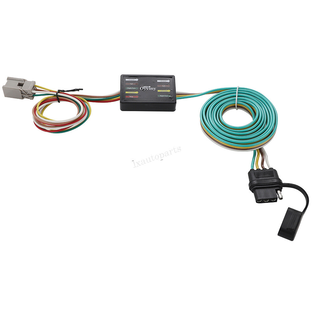 RV Trailer Tow Light Wiring Connector 4 Way Flat 55336 For Honda Pilot 2003-2008