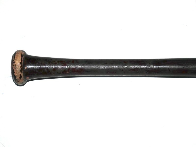 LUKE WADDELL GWINNETT STRIPERS #75 GAME USED BLACK LOUISVILLE SLUGGER BAT BRAVES