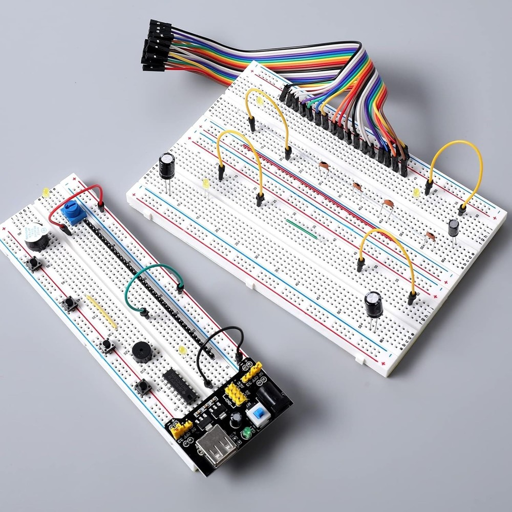 Reliable 4-Piece Solderless Breadboard Set: Perfect for Prototyping & Creativity