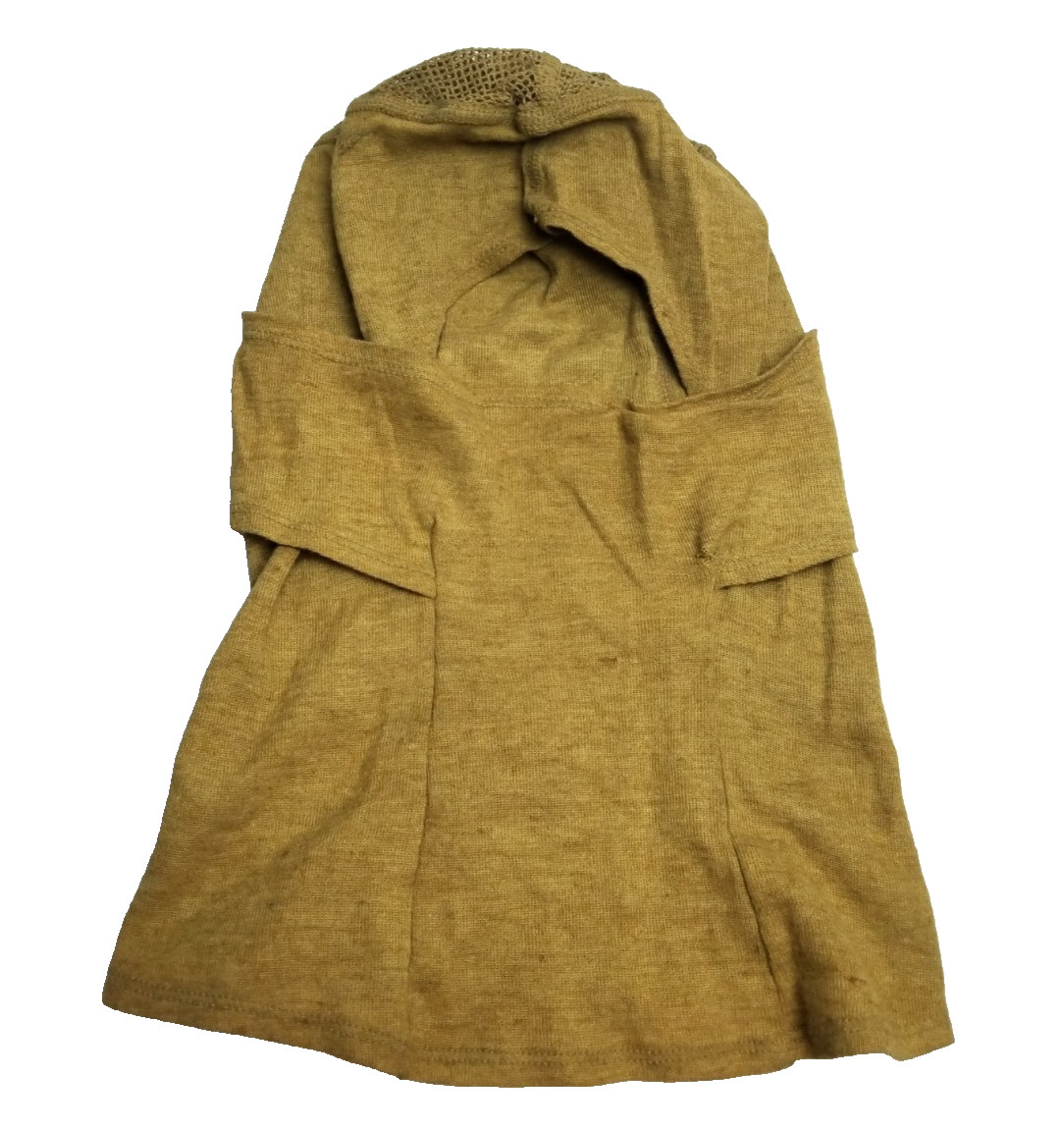 US Military Frog Light Weight Gold Hood Flame Resistant Balaclava One Size USED