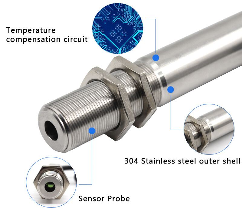 Thermometer Sensor Industrial Online Non-contact Infrared Temperature Controller