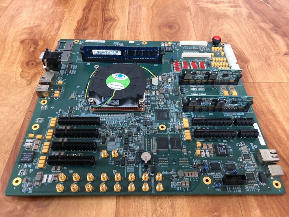Broadcom / Netlogic Evaluation Board PCB-MB-SVP2-A1-17 /With CPU & MEMORY