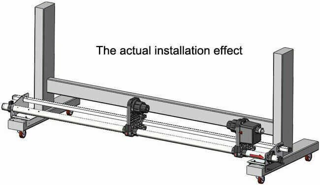 Auto Media Take Up Reel Roller System Paper Controller Single Motor for Printer