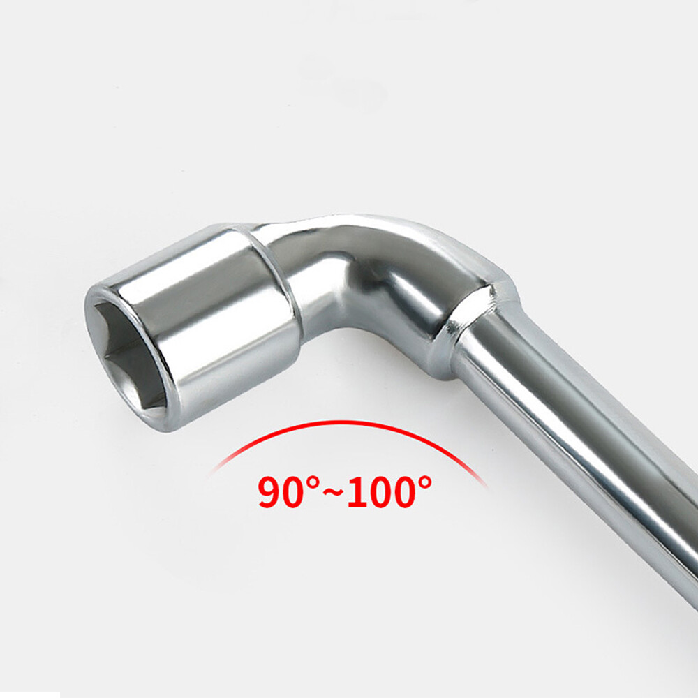8/10mm L-Type Socket Spanner L Wrench 6 Point Hand Tool Car Mechanical Tool