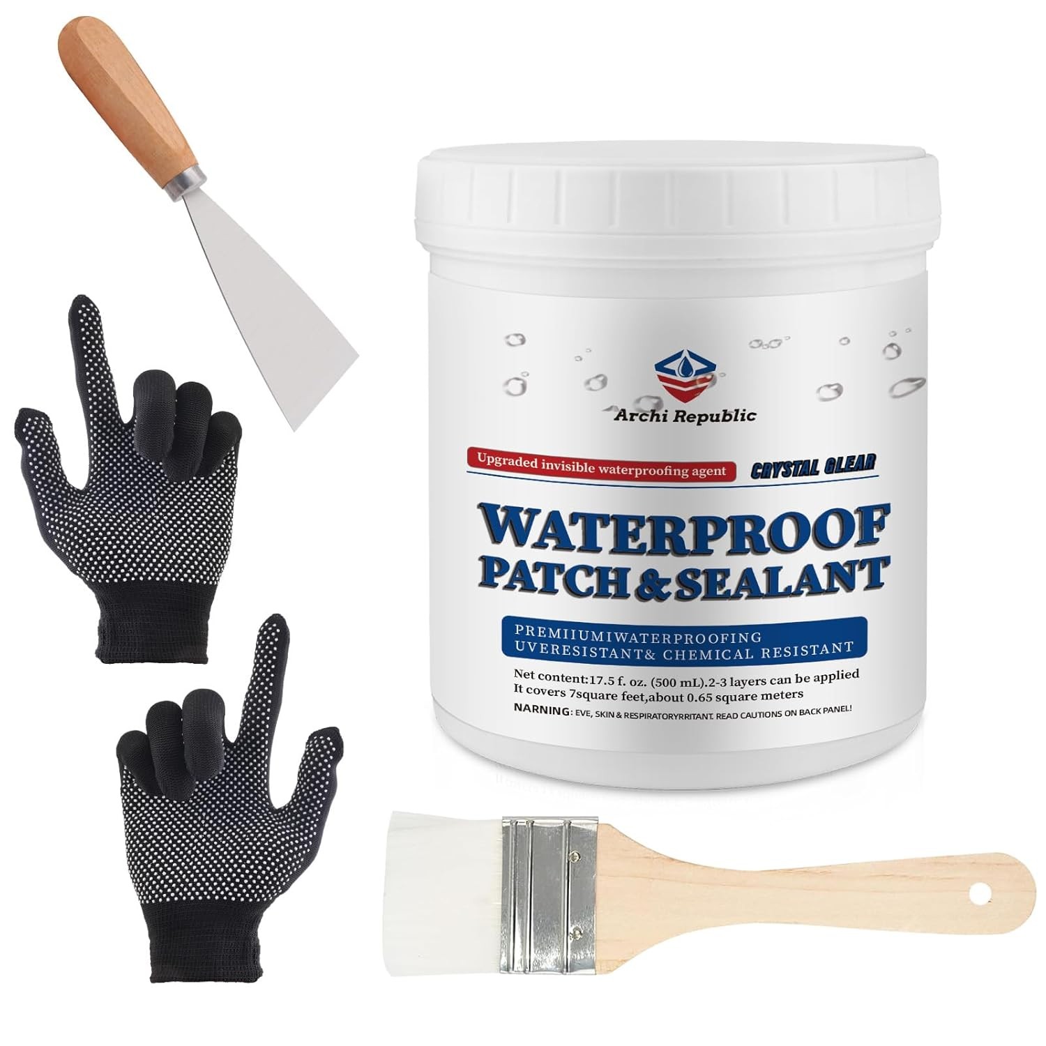 Archi Republic Clear Waterproofer - Highly Effective Waterproofing Coating That